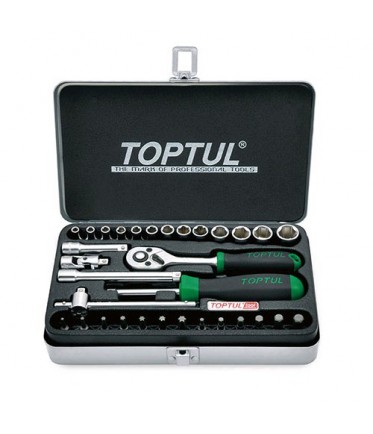 Набор инструмента 1/4" 32ед. TOPTUL GCAD3204
