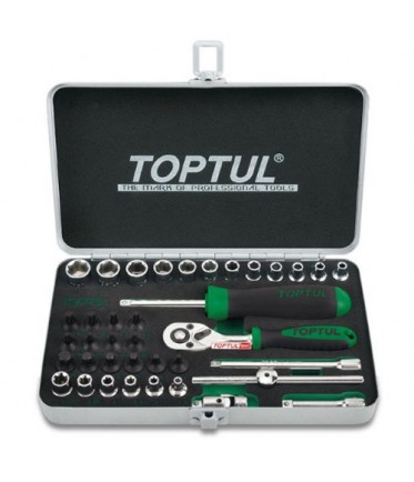 Набор инструмента 1/4" 38ед. TOPTUL GCAD3801