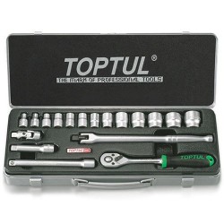 Набор инструмента 3/8" 18 ед. TOPTUL GCAD1806