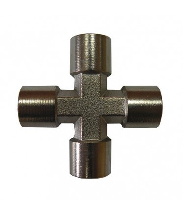 Крестовое соединение с внутренней резьбой 1/4” S1283-2 AIRKRAFT
