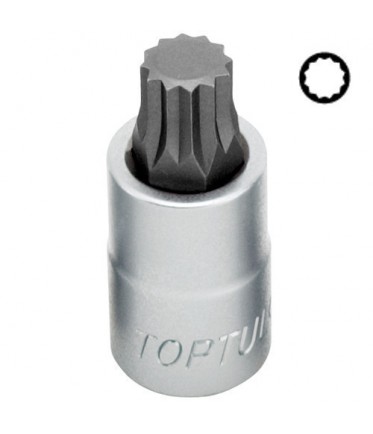 Головка с насадкой SPLINE M6 55mm 1/2" TOPTUL BCHA1606