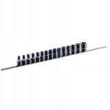 Набор головок 12-гранных 1/2" 15ед. 8~19,21,22,24мм (на планке) TOPTUL GAAQ1602U-12