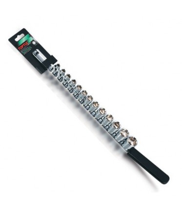 Набор дюймовых головок 1/2" 19 ед. (на планке) TOPTUL GAAQ1608U