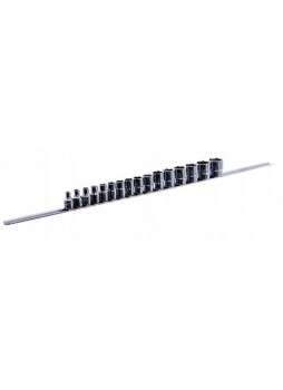 Набор головок 3/8" 16ед. 6~22мм (на планке) TOPTUL GAAQ1201U