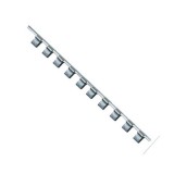 Держатель для головок (планка) 1/2"*260*12PCS TOPTUL BKAC1612
