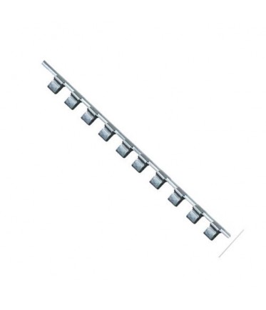Держатель для головок (планка) 1/4"*260*12PCS TOPTUL BKAC0812