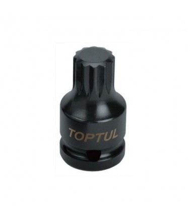 Головка ударная SPLINE M14 L44mm 1/2" TOPTUL KADB1614S