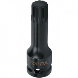 Головка ударная SPLINE M18 L77mm 1/2" TOPTUL KADB1618L