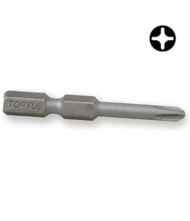 Насадка 1/4" 50мм PH2 магнитная (под шуруповерт) TOPTUL FSLA0802