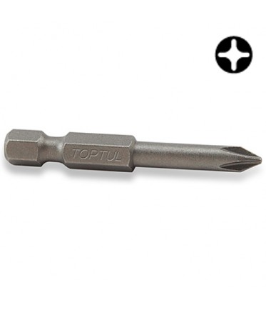 Насадка 1/4" 50мм PH2 магнитная Anti-Slip (под шуруповерт) TOPTUL FSMA0802