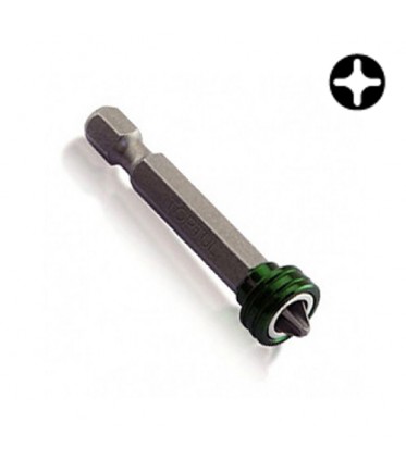 Насадка 1/4" 50мм PH2 под шуруповерт магнитная Quick Change TOPTUL FQBB0802