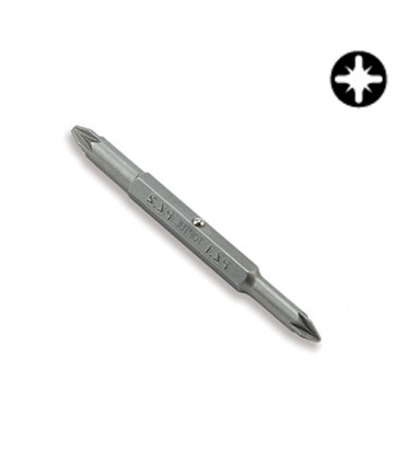 Насадка 1/4" двухсторонняя PZ1xPZ2 L75мм TOPTUL FKBA0102