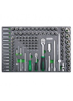 Набор инструмента 1/4" и 1/2" 111ед GEDB117 TOPTUL