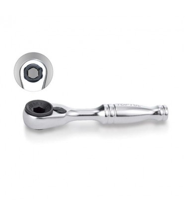  Трещотка-битодержатель 1/4" мини 60 зубцов CHDV0801 TOPTUL