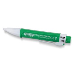 Тестер напряжения бесконтактный (фазометр) 80-1000V AC (50-60Hz) FAJC0816 TOPTUL