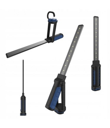 Фонарь светодиодный 10+1, тонкий, аккумуляторный (Made in GERMANY) TL-1001 GIKRAFT