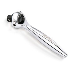 Трещотка 1/4" с шарниром (360°) 90 зубцов мини CHKX0810 TOPTUL