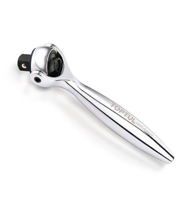 Трещотка 1/4" с шарниром (360°) 90 зубцов мини CHKX0810 TOPTUL