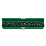 Haбіp гoлoвoк удapниx дюймoвиx 1/2" 7/16-1" 10 oд. GEAD1001 TOPTUL