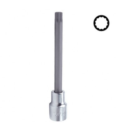 Насадка SPLINE TOPTUL M10 L140мм 1/2