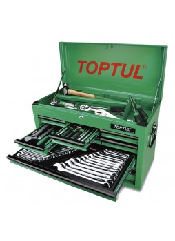 Ящик с инструментом TOPTUL (TBAA0901, 9 секций) 186ед. GCBZ186A