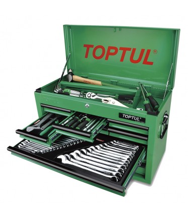 Ящик с инструментом TOPTUL (TBAA0901, 9 секций) 186ед. GCBZ186A