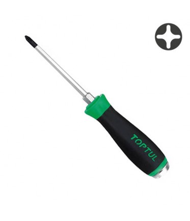 Отвертка ударная силовая под ключ PH1x75 TOPTUL FBGB0108
