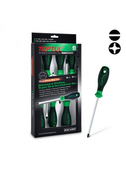 Набор профессиональных отверток 6 ед. PRO-PLUS SERIES TOPTUL GFE-0601