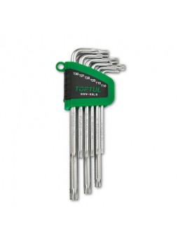 Набор Г-обр. ключей TORX T10-T50 9ед. длинных TOPTUL GSN-09LS
