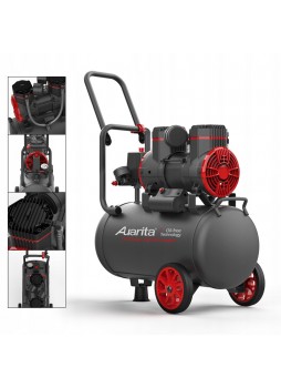 Компрессор безмасляный поршневой 24л, 1,45 кВт, 220 В AUARITA 2-1450F24-220