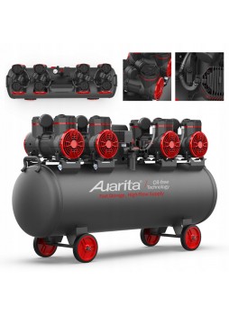 Компрессор безмасляный поршневой 120л 220В  AUARITA 2-1450X4F120-220