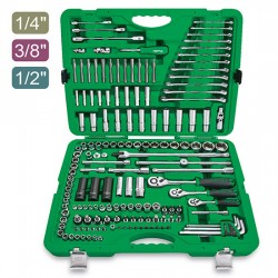 Набор инструментов комбинированный 1/4"&3/8"&1/2" 163 ед GCAI163R