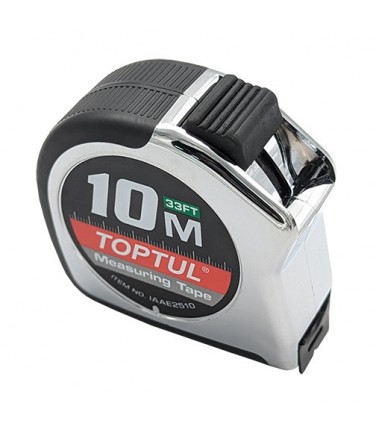 Рулетка профессиональная 10м*25мм TOPTUL IAAE2510